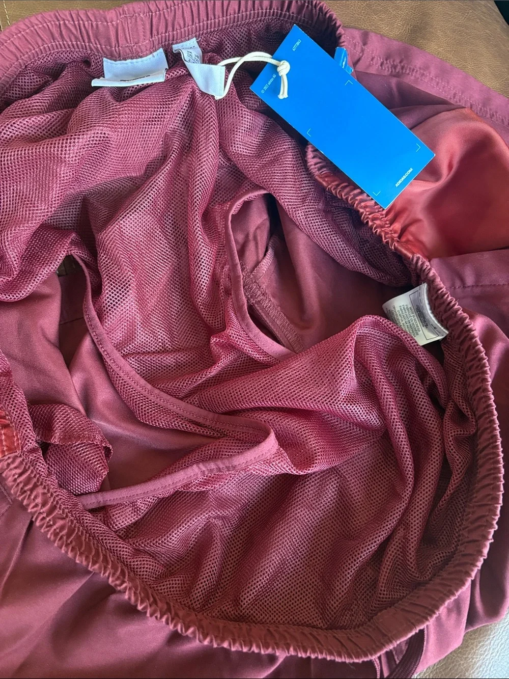Adidas 5” inseam swim shorts